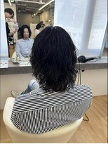 become men's hair 名駅EAST【10月3日 NEW OPEN(予定)】&nbsp;ミディアムウルフ×ツイストスパイラルパーマ