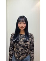 アズーア ヘアーアンドスパ(azure hair&spa)&nbsp;ブルーブラック/ブリーチなし/横浜/白髪ぼかし