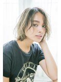 外国人風洗いざらしボブ