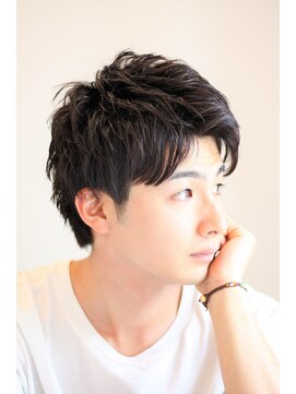 ノイセル(Noisyle) クラウドマッシュ ワイルドツーブロック セミウエット ビジカジ