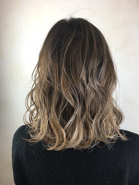 クレアール 恵比寿店(CREAR) 【CREAR 恵比寿/代官山】ハイライト×ミディアムウェ-ブ