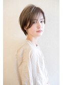 【el zafiro  kitahama】マニッシュ ショート ボブ