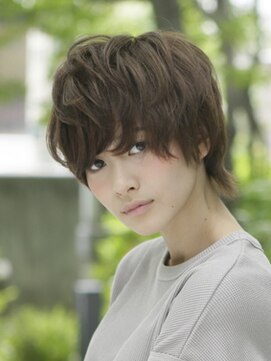 アドラーブル けやき通り店(adorable) おしゃれ☆くびれショート【イルミナカラー/髪質改善】