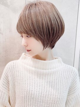 アンド ストーリーズ(&STORIES) 可愛い前髪ありのひし形耳掛け/20代/30代/40代/ショート/ボブ