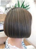 【AMAZING HAIR千歳店/森田】ミニボブ+ハイライト