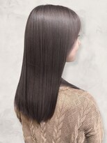 ヴィラ 川西店(Villa) ワイドバング韓国ミディアムストレートスタイル前髪大人美人