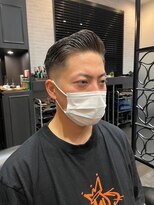 ヒロザバーバー(HIRO THE BARBER) コームオーバー 宇部市/理容室/理容院/メンズカット