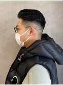 スーツにも似合う◎サイドパートスキンフェードカット【新大阪】