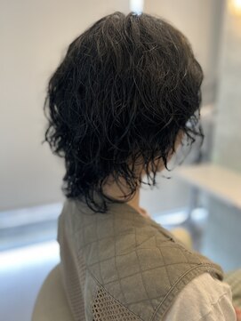シャルムヘアー(charme hair) ミディアムウルフパーマ