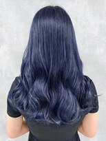 アイティーバイアルバム 八王子店(IT by ALBUM) アメジストブルー_斜めバンググレージュカラー_ba454381