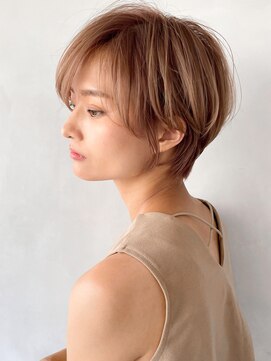アグノス 青山(Agnos) 大人ショート ショートボブ シルキーベージュ グレージュカラー