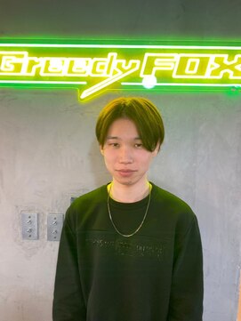 グリーディーフォックス 代々木(Greedy FOX) 波巻き/ハイライト/マッシュパーマ/ウルフ[シェービング]