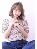 オーロ 緑地公園店(ORO)&nbsp;20代30代40代50代斜めバング前髪ピンクベージュマチルダボブ