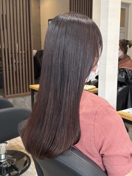 アトリエコア(Atelier Coa) 髪質改善トリートメントミルクティーベージュカラーくびれヘア