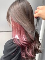 リベラ(LIBERA) レッドブラウンインナー韓国ヘアくびレイヤー★TARO