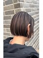 アンツ 周船寺店(Ants) ボブ×デザインカラー♪乾かしてオイルつけるだけで完成!