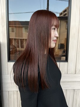 プリュム(Plume.) ブリーチなしオレンジブラウン