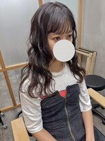 フレーム なんば店(FRAME)&nbsp;◯エアリーウェーブ　　×     透明感カラー