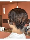 くせ毛風ショート