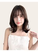 新宿駅/韓国/顔周り/前髪カット/ブリーチなし