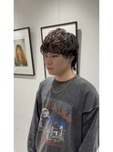 ブリーチ一回履歴にパーマ。