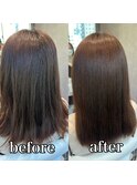 ストレートスタイル/艶髪/髪質改善/縮毛矯正/銀座/東銀座 