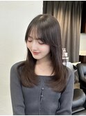 レイヤーカット/韓国ヘア/顔まわりカット/銀座