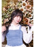 女の子満載の三つ編みツイン