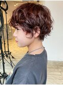 ウェーブミディアム似合わせカットメルティカラー_ba480312