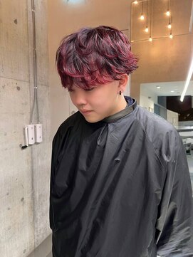 ソル ジングウマエ(SOL JINGUMAE) 赤髪/メンズスタイル