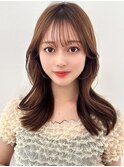【La fith】ショコラベージュ×シースルーバング