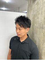 キング 楠葉店(K!ng)&nbsp;波巻きツイストスパイラルパーマ/フェザーパーマ/眉毛/メンズ