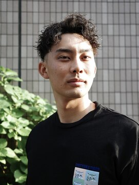サップ 吹田店(Sup) アップバングショート/ツイストスパイラルパーマ/メンズパーマ