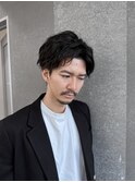 スパイキーショートニュアンスパーマスペインカールメンズ北千住