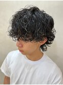 波巻きパーマツイストスパイラルパーマメンズカット名駅名古屋