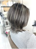 ウルフレイヤー×シルバーグレージュバレイヤージュ【対馬】