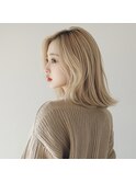 髪型/イメチェン/外ハネボブ/美髪/ワイドバング/髪型