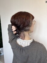 クレル バイ クレイス(Crellu by CRACE)&nbsp;ワインレッド×シルバーフェイスフレーミング