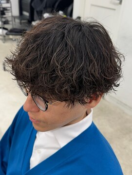 フィフス 名駅(fifth) 再現性高い波巻きスパイラルパーマ×刈り上げマッシュ