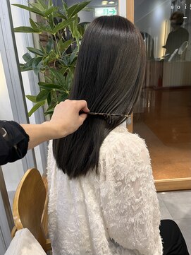 イオエ 梅田(ioe) セミディ/シアーカラー/姫カット/カール/髪質改善/縮毛矯正