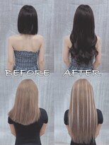 リップ 大阪本店(LIP)&nbsp;【レミー100%最高級人毛/ロング】シールエクステ60枚+ブリーチ