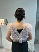 【e.dit tokyo macoto】結婚式ヘアセットアレンジ