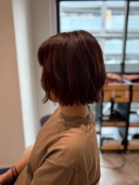 ソイクフ(SOY KUFU) 大人可愛い20代30代40代◎パッっとボブ秋色カラー