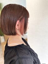 ジプソ(Gypso Hair salon)&nbsp;【 ミニボブ × オレンジピアスカラー 】