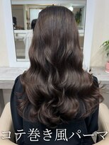 アミー 池袋(Ammy)&nbsp;コテ巻き風パーマ /韓国風パーマ/デジタルパーマ/レイヤーカット