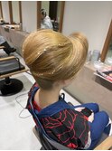 祭りヘアセット