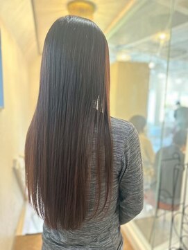 ソイクフ(SOY KUFU) 大人可愛い20代30代40代◎ツヤ感ストレートロングヘア