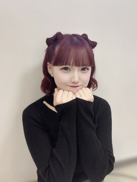 ヘアー アレス(hair ales) 立体リボンハーフツイン