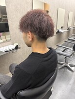 ステレオ 知立店(STEREO)&nbsp;ブリーチ無しダブルカラーワインレッド1月