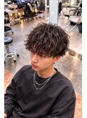 無造作ツイスパメンズパーマ